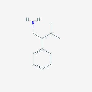 molecular formula C11H17N B2967549 3-Methyl-2-phenylbutan-1-amine CAS No. 106498-32-2; 196106-01-1