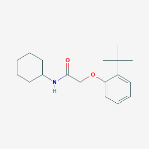 molecular formula C18H27NO2 B2967553 2-(2-tert-butylphenoxy)-N-cyclohexylacetamide CAS No. 304892-56-6