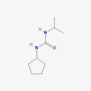 molecular formula C9H18N2O B2967565 1-Cyclopentyl-3-(propan-2-yl)urea CAS No. 500574-87-8