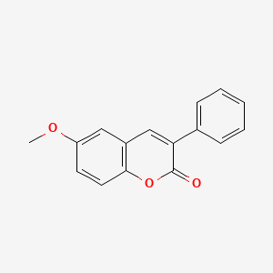 molecular formula C16H12O3 B2967624 6-Methoxy-3-phenylcoumarin CAS No. 6468-48-0