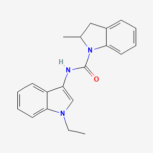 molecular formula C20H21N3O B2967666 N-(1-ethyl-1H-indol-3-yl)-2-methylindoline-1-carboxamide CAS No. 941902-13-2