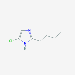 molecular formula C7H11ClN2 B029677 2-butyl-5-chloro-1H-imidazole CAS No. 158365-99-2