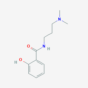 molecular formula C12H18N2O2 B2967701 N-[3-(dimethylamino)propyl]-2-hydroxybenzamide CAS No. 38394-43-3
