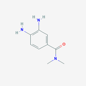 molecular formula C9H13N3O B2967811 3,4-diamino-N,N-dimethylbenzamide CAS No. 345205-43-8