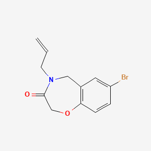 4-allyl-7-bromo-4,5-dihydro-1,4-benzoxazepin-3(2H)-one