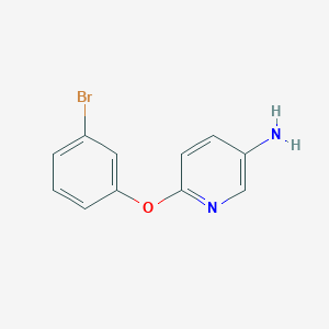 molecular formula C11H9BrN2O B2967916 6-(3-Bromophenoxy)pyridin-3-amine CAS No. 954567-75-0