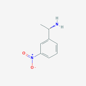 molecular formula C8H10N2O2 B2967953 (s)-1-(3-Nitrophenyl)ethanamine CAS No. 297730-25-7