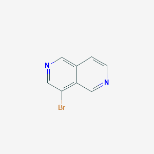 molecular formula C8H5BrN2 B2967967 4-Bromo-2,6-naphthyridine CAS No. 1782910-98-8