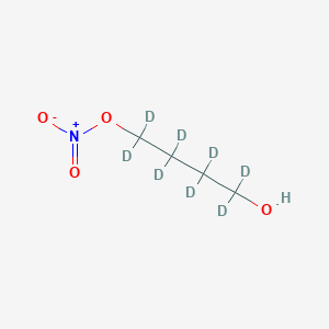 molecular formula C4H9NO4 B2968080 1,4-Butanediol mononitrate-d8 CAS No. 1261398-94-0