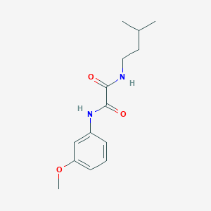 molecular formula C14H20N2O3 B2968195 N1-isopentyl-N2-(3-methoxyphenyl)oxalamide CAS No. 404378-31-0