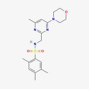 2,4,5-trimethyl-N-((4-methyl-6-morpholinopyrimidin-2-yl)methyl)benzenesulfonamide