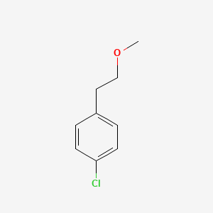 molecular formula C9H11ClO B2968467 1-Chloro-4-(2-methoxyethyl)benzene CAS No. 161559-08-6