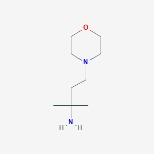 molecular formula C9H20N2O B2968482 2-Methyl-4-morpholinobutan-2-amine CAS No. 1263002-61-4