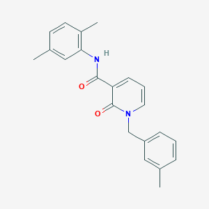 molecular formula C22H22N2O2 B2968517 N-(2,5-dimethylphenyl)-1-[(3-methylphenyl)methyl]-2-oxo-1,2-dihydropyridine-3-carboxamide CAS No. 899947-93-4