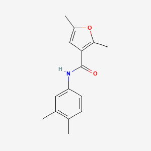 molecular formula C15H17NO2 B2968542 N-(3,4-dimethylphenyl)-2,5-dimethylfuran-3-carboxamide CAS No. 915931-48-5