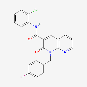 N-(2-chlorophenyl)-1-(4-fluorobenzyl)-2-oxo-1,2-dihydro-1,8-naphthyridine-3-carboxamide