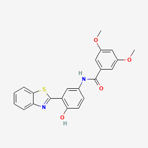 N-[3-(1,3-benzothiazol-2-yl)-4-hydroxyphenyl]-3,5-dimethoxybenzamide