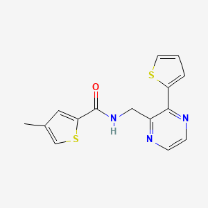 4-methyl-N-((3-(thiophen-2-yl)pyrazin-2-yl)methyl)thiophene-2-carboxamide