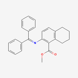 Methyl 2-((diphenylmethylene)amino)-5,6,7,8-tetrahydronaphthalene-1-carboxylate
