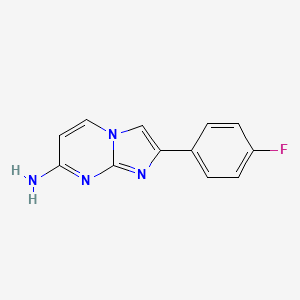 2-(4-Fluorophenyl)imidazo[1,2-A]pyrimidin-7-amine