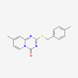 8-Methyl-2-[(4-methylphenyl)methylsulfanyl]pyrido[1,2-a][1,3,5]triazin-4-one