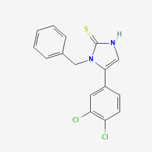 1-benzyl-5-(3,4-dichlorophenyl)-1H-imidazole-2(3H)-thione