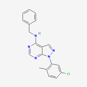 N-benzyl-1-(5-chloro-2-methylphenyl)-1H-pyrazolo[3,4-d]pyrimidin-4-amine