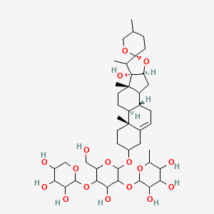 molecular formula C44H70O17 B2968709 Deacetyl ophiopojaponin A CAS No. 313054-32-9