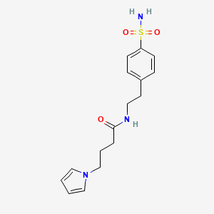 4-(1H-pyrrol-1-yl)-N-(4-sulfamoylphenethyl)butanamide