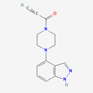 1-[4-(1H-Indazol-4-yl)piperazin-1-yl]prop-2-yn-1-one