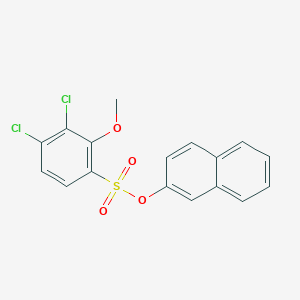 Naphthalen-2-yl 3,4-dichloro-2-methoxybenzene-1-sulfonate