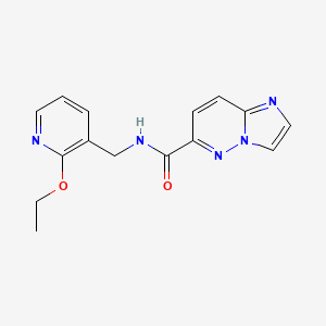 N-[(2-ethoxypyridin-3-yl)methyl]imidazo[1,2-b]pyridazine-6-carboxamide