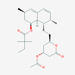 molecular formula C27H40O6 B029690 Acetylsimvastatin CAS No. 145576-25-6