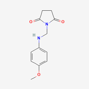 1-{[(4-Methoxyphenyl)amino]methyl}pyrrolidine-2,5-dione