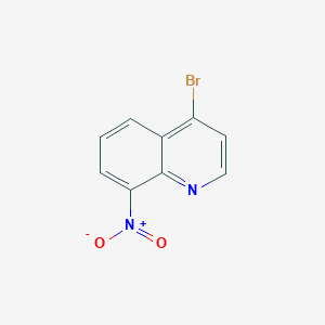 molecular formula C9H5BrN2O2 B2969029 4-Bromo-8-nitroquinoline CAS No. 1379345-02-4