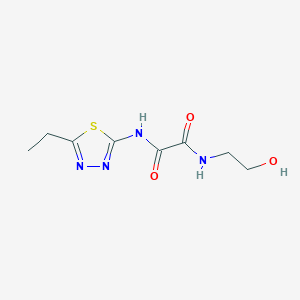 N-(5-ethyl-1,3,4-thiadiazol-2-yl)-N'-(2-hydroxyethyl)ethanediamide