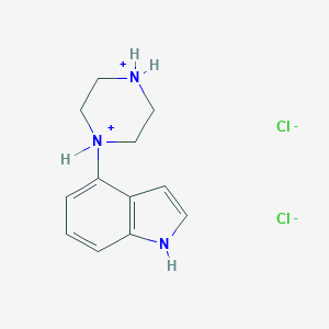 molecular formula C12H17Cl2N3 B029691 4-(piperazin-1-yl)-1H-indole dihydrochloride CAS No. 255714-24-0