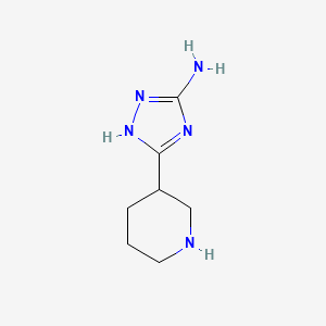 3-(piperidin-3-yl)-1H-1,2,4-triazol-5-amine