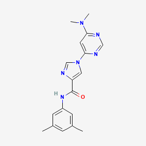 1-[6-(dimethylamino)-4-pyrimidinyl]-N~4~-(3,5-dimethylphenyl)-1H-imidazole-4-carboxamide