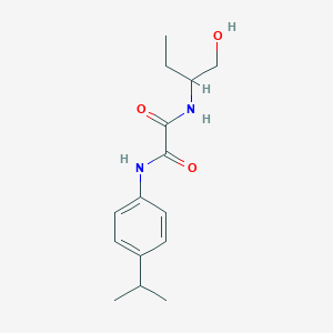molecular formula C15H22N2O3 B2969278 N1-(1-hydroxybutan-2-yl)-N2-(4-isopropylphenyl)oxalamide CAS No. 920181-24-4