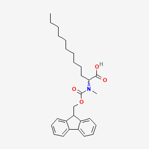 molecular formula C28H37NO4 B2969283 Fmoc-D-MeAdod(2)-OH CAS No. 2389078-21-9