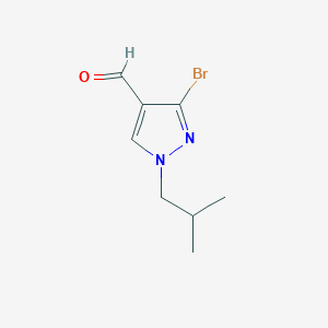 3-Bromo-1-(2-methylpropyl)pyrazole-4-carbaldehyde