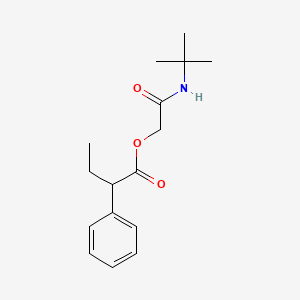 2-(Tert-butylamino)-2-oxoethyl 2-phenylbutanoate
