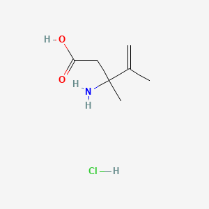 (+/-)-3-Amino-3,4-dimethylpent-4-enoic acid hydrochloride