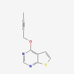 4-(But-2-yn-1-yloxy)thieno[2,3-d]pyrimidine