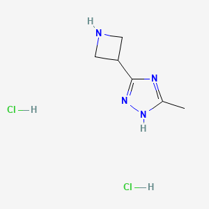 3-(Azetidin-3-yl)-5-methyl-1H-1,2,4-triazole dihydrochloride