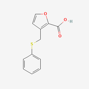 3-[(Phenylthio)methyl]-2-furoic acid