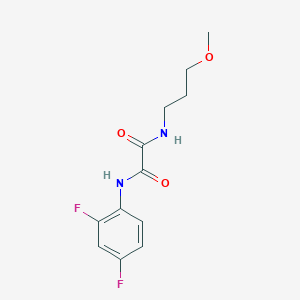 molecular formula C12H14F2N2O3 B2969462 N1-(2,4-difluorophenyl)-N2-(3-methoxypropyl)oxalamide CAS No. 886900-33-0