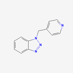 molecular formula C12H10N4 B2969514 1-(Pyridin-4-ylmethyl)-1H-1,2,3-benzotriazole CAS No. 150638-32-7