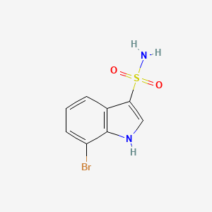 molecular formula C8H7BrN2O2S B2969789 7-bromo-1H-indole-3-sulfonamide CAS No. 2138184-19-5